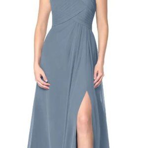Azazie Ginger Allure Bridesmaid Dress in Dusty Blue